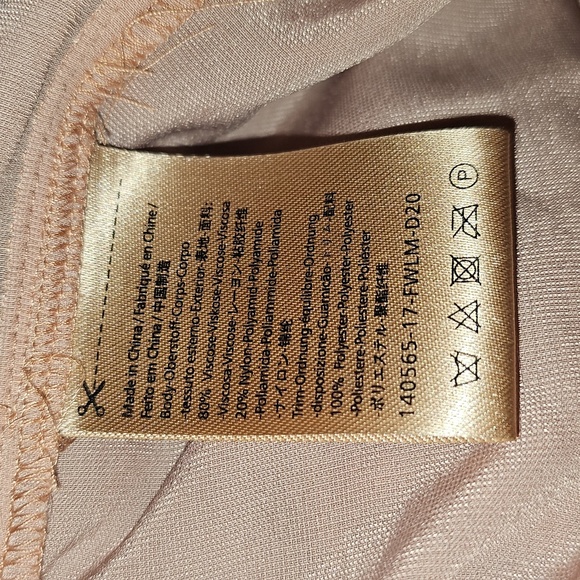 Scotch & Soda Soft Salmon Pink Velvet Belted Jacket Sleep Top Anthropolgie M - Picture 7 of 9